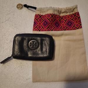Tory Burch Zip Around Coin Case With Dust Bag